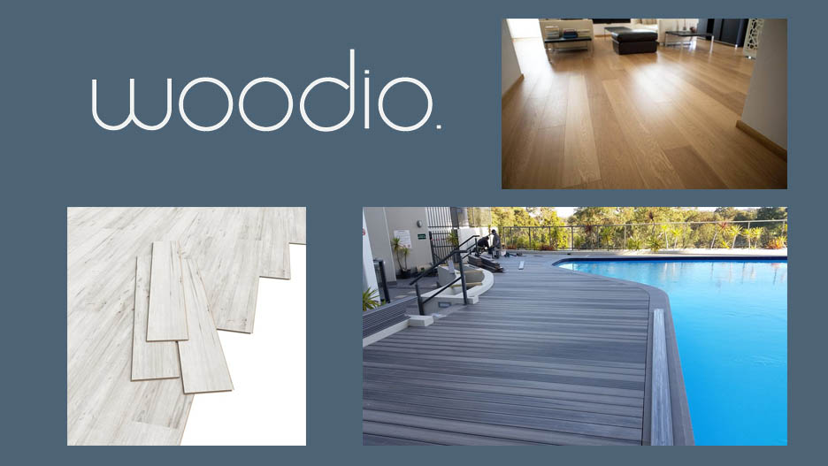 laminate deck floor woodio logo
